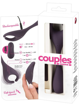 Couples Choice: Parvibrator med fjernkontroll, lilla