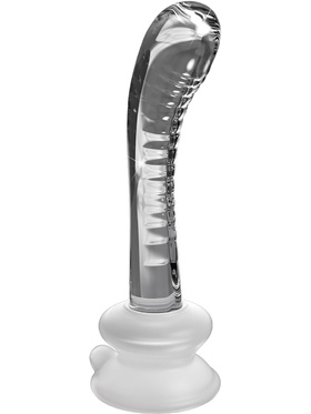 Icicles: No. 88 Glassdildo med Sugekopp, gjennomsiktig