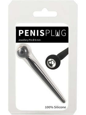 PenisPlug: Jewellery Pin, Penisplugg med Smykkestein