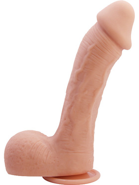 Beautiful Johnson: Realistisk Dildo med Sugekopp, 22 cm, lys