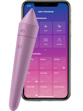 Satisfyer Connect: Ultra Power Bullet 8, Vibrator, lilla