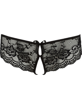 Cottelli Lingerie: Åpen Blondetruser, svart