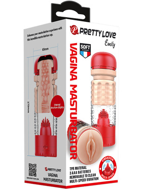 Pretty Love: Emily Vaginal Masturbator, rød