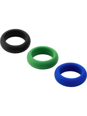 Je Joue: Silicone Cock Ring, 3 stk