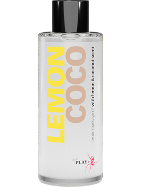 Just Play: Erotic Massage Oil, Lemon Coco, 100 ml