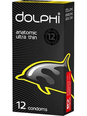  Dolphi Anatomic Ultra Thin: Kondomer, 12 stk