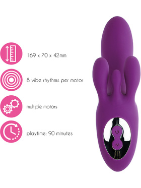 Feelztoys: TriVibe Trippelvibrator, lilla