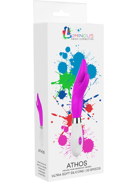 Luminous: Athos, Ultra Soft Silicone Vibrator, rosa