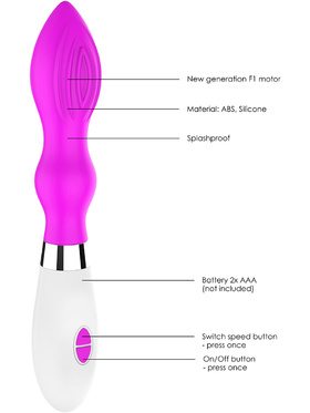 Luminous: Astraea, Ultra Soft Silicone Vibrator, rosa