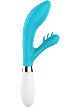 Luminous: Agave, Ultra Soft Silicone Rabbit Vibrator, turkis