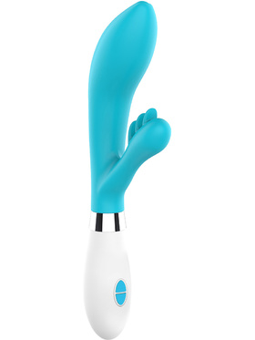 Luminous: Agave, Ultra Soft Silicone Rabbit Vibrator, turkis