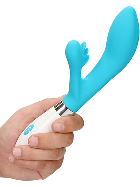 Luminous: Agave, Ultra Soft Silicone Rabbit Vibrator, turkis