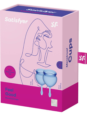 Satisfyer: Feel Good, Menstrual Cups, 2 stk