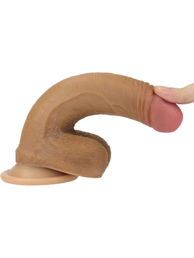 LoveToy: Dual-Layered Silicone Cock, 18 cm