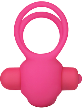 LoveToy: Power Clit Duo Cockring, rosa