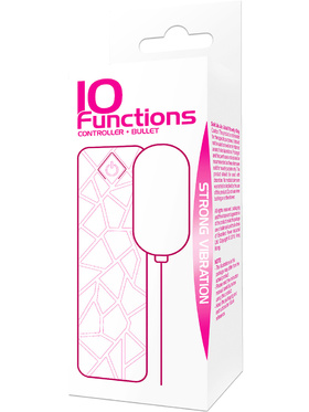 NMC: 10 Function Vibrating Mini Bullet, rosa