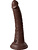 King Cock Elite: Dual Density Silicone Cock, 21 cm, mørk