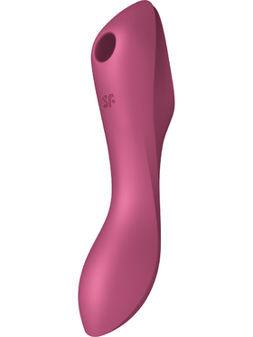 Satisfyer: Curvy Trinity 3, Air Pulse Vibrator, rød