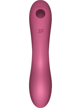 Satisfyer: Curvy Trinity 3, Air Pulse Vibrator, rød