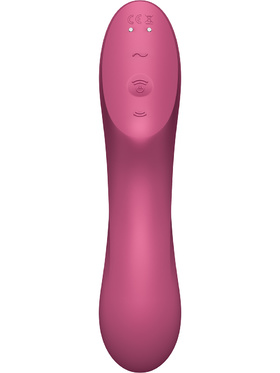 Satisfyer: Curvy Trinity 3, Air Pulse Vibrator, rød