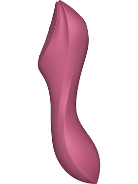 Satisfyer: Curvy Trinity 3, Air Pulse Vibrator, rød