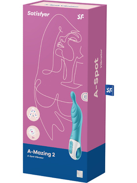 Satisfyer: A-Mazing 2, A-Spot Vibrator, turkis