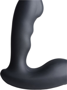 Alpha-Pro: 7X P-Strap Milker, Vibrating Prostate Plug with Rings