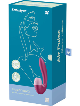 Satisfyer: Supernova, Air Pulse Stimulator + Vibration, berry