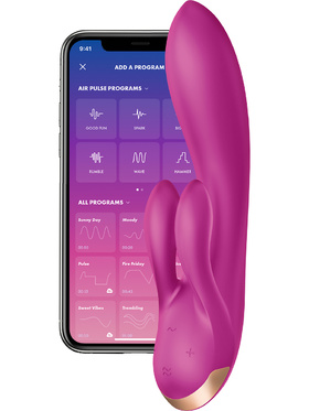 Satisfyer Connect: Double Flex Vibrator, lilla