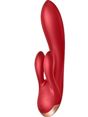 Satisfyer Connect: Double Flex Vibrator, rød