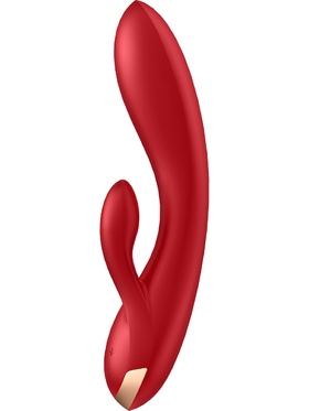 Satisfyer Connect: Double Flex Vibrator, rød