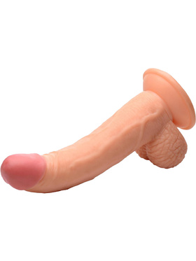 Pop Peckers: Poppin Dildo 19 cm, lys