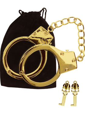 Taboom: Gold Plated BDSM Handcuffs