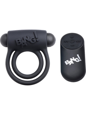 XR Brands Bang: Silicone Cock Ring & 28X Bullet with Remote