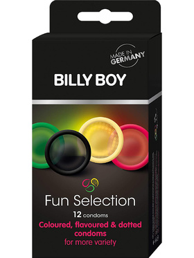 Billy Boy: Fun Selection, Kondomer, 12 stk