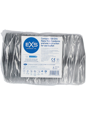 EXS Nano Thin: Kondomer, 100 stk