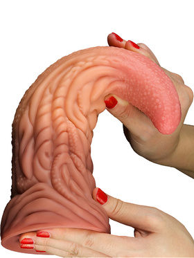 LoveToy: Dual-Layered Silicone Tongue, 25 cm