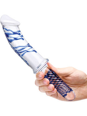 Gläs: Realistic, Double Ended Glass Dildo with Handle