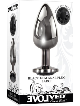 Evolved: Black Gem Anal Plug, large