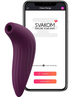 Svakom: Pulse Union, App-Controlled Suction Stimulator, lilla