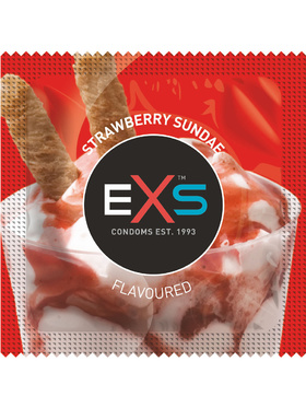 EXS Strawberry: Kondomer, 100 stk