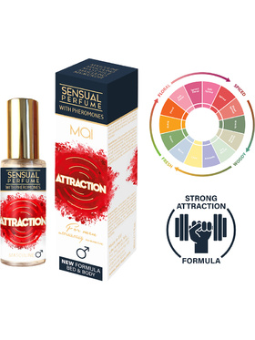 Mai Attraction: Sensual Men Perfume with Pheromones, 30 ml