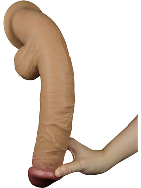 LoveToy: Dual-Layered Silicone Handle Cock, 33 cm 