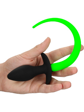 Ouch! Glow in the Dark: Silicone Puppy Tail Plug