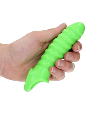 Ouch! Glow in the Dark: Swirl Stretchy Penis Sleeve