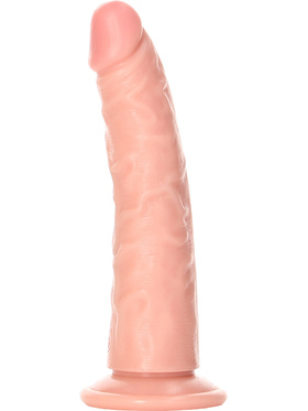 RealRock: Slim Realistic Dildo, 15,5 cm, lys