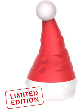 Naughty Hat: Christmas Vibrator with Clitoral Stimulator