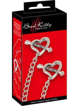 Bad Kitty: Heart Shaped Nipple Clamps