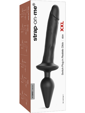 Strap-On-Me: Switch Plug-In Realistic Dildo, XXL