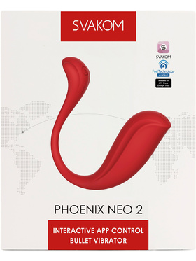 Svakom Connexion: Phoenix Neo 2, Interactive Vibrator, rød